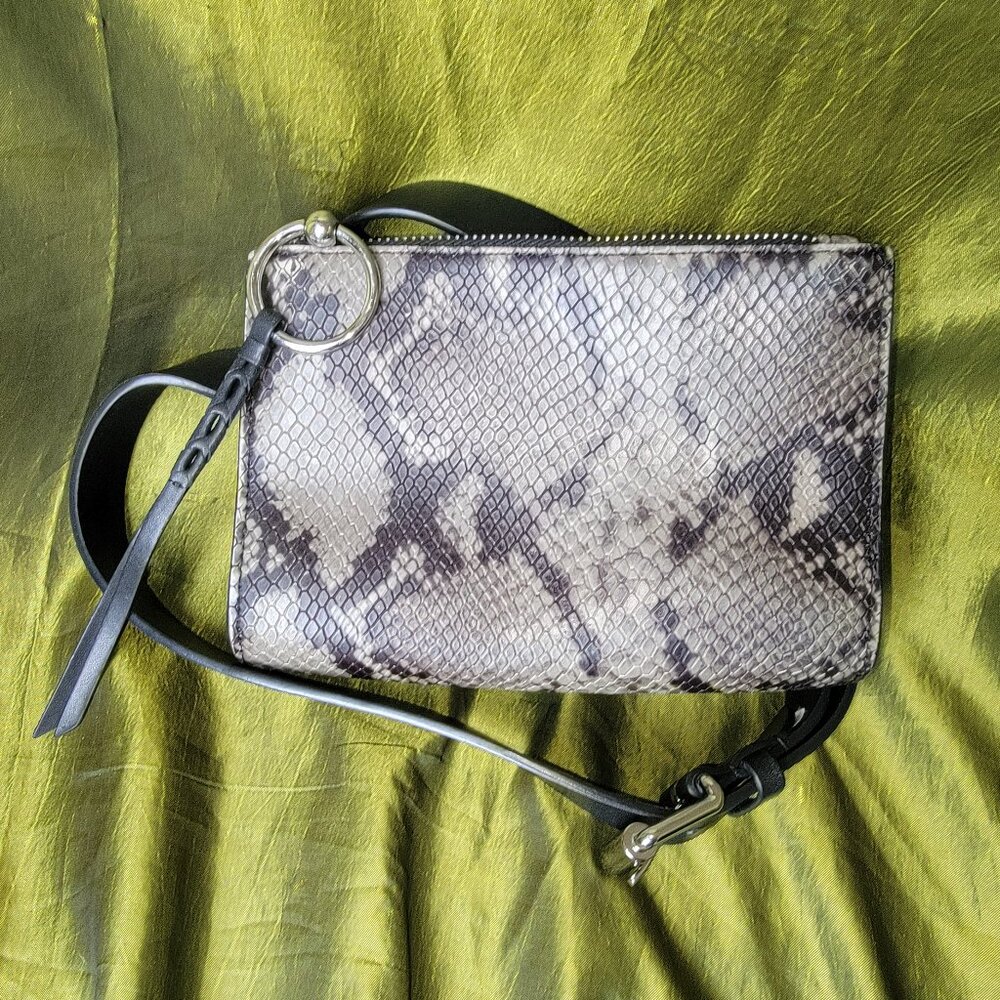 Rebecca Minkoff faux snakeskin belt bag